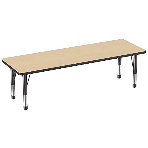 FDP 24" x 72" Rectangle Table with Chunky Legs