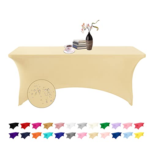 Spandex 6ft Waterproof Table Cover for Party