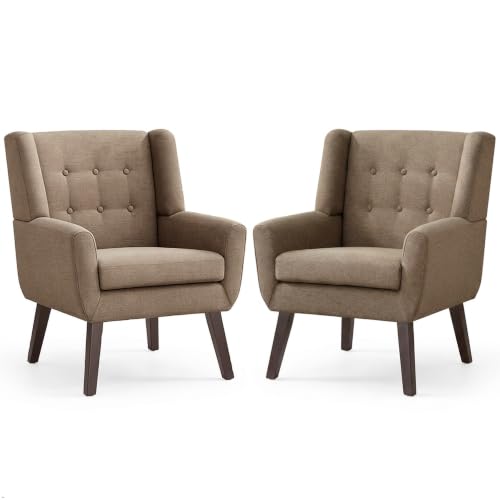 Living Room Chairs Set of 2