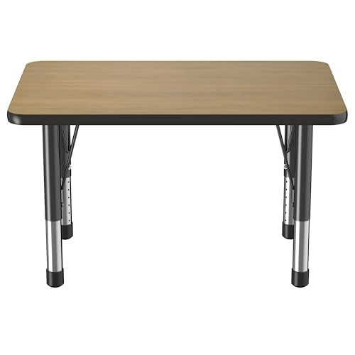 FDP 24" x 36" Rectangle Table with Chunky Legs