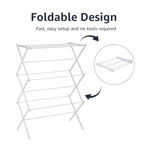 Foldable Portable Clothes Drying Rack for Indoor Air Drying