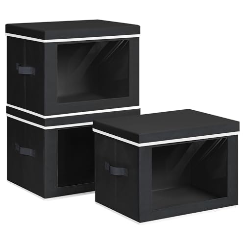 Storage Bins with Lids (3 Count)