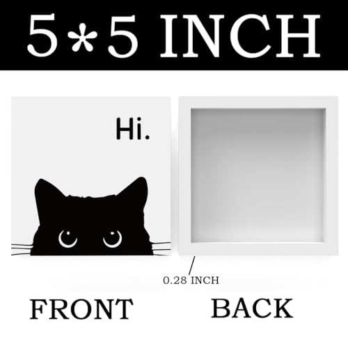 Black Cat Desk Decor