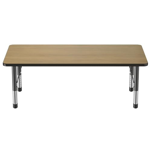 FDP 30" x 60" Rectangle Table with Chunky Legs