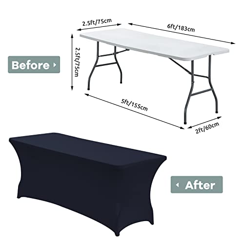 8FT Stretch Spandex Fitted Tablecloth