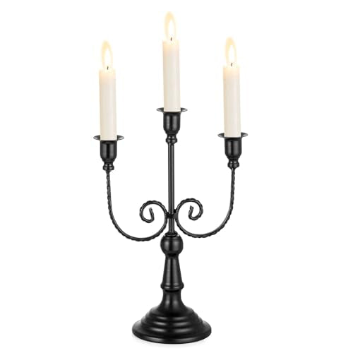 Black Candelabra Candle Holder