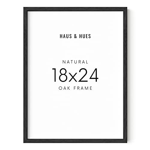18x24 Black Oak Frame Set of 1
