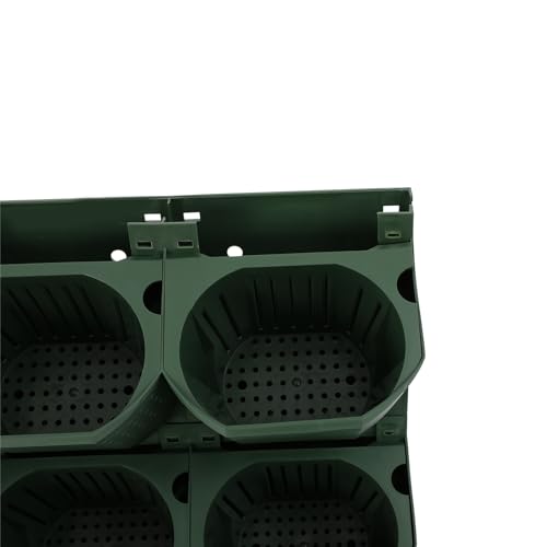 12Pieces 3 Pot Wall Planter Vertical Garden Plant Walls Wall Mounted Vertical Planter with Water