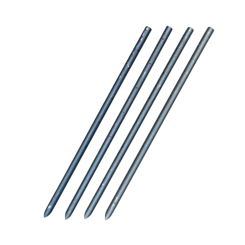 24" Round Steel Concrete Form Stakes with Nail Holes (100 Count)