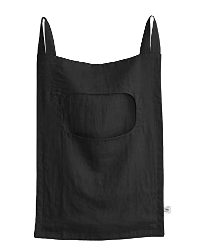100% Linen Door Hanging Laundry Hamper Bag