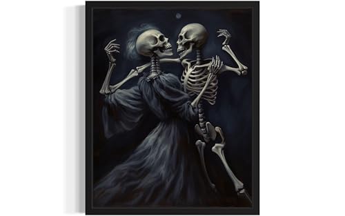 Dancing Skeleton Poster Art Print
