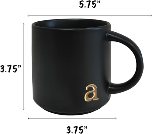 Black Ceramic Coffee Mug