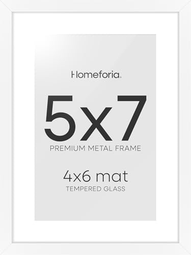 5x7 White Picture Frame