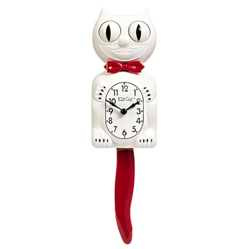 Kit Cat Clock® Limited Edition Candy Cane Red