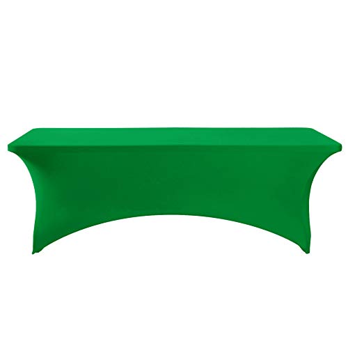 2Pack Spandex Table Cover for 8FT or 4ft or 6ft Table Universal Fitted Stretch Tablecloth for Party (2 Count)
