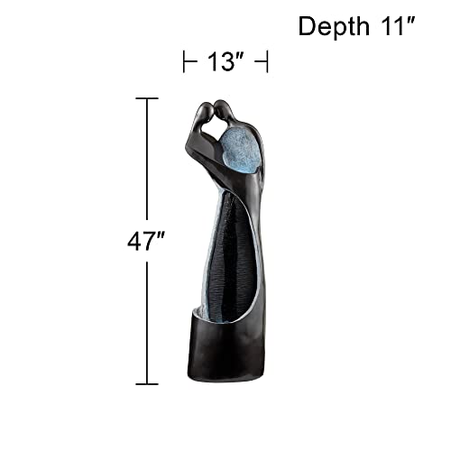 Modern Couple 47" Large Black Indoor