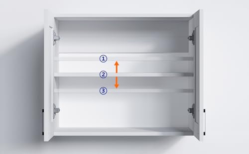 White Laundry Room Cabinets and Storage with 2 Doors and Utility Adjustable Shelf