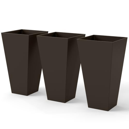 28 in Tall Planters for Outdoor Plants (3 Count)