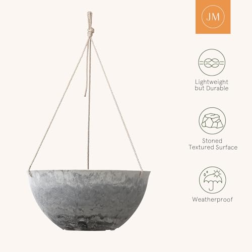 Hanging Planter Baskets for Outdoor Plants (2 Count)