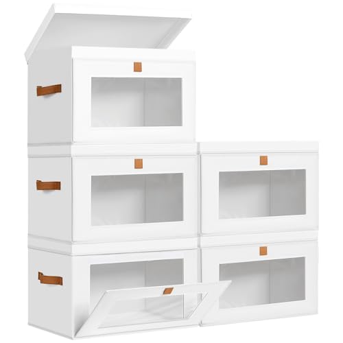 Storage Bins with Lids (5 Count)