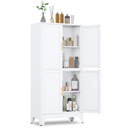 47.25" Metal Pantry Cabinet