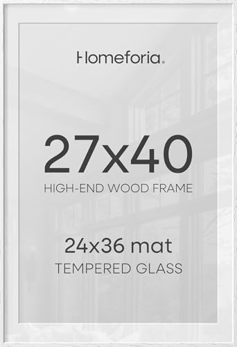 27x40 White Oak Poster Frame