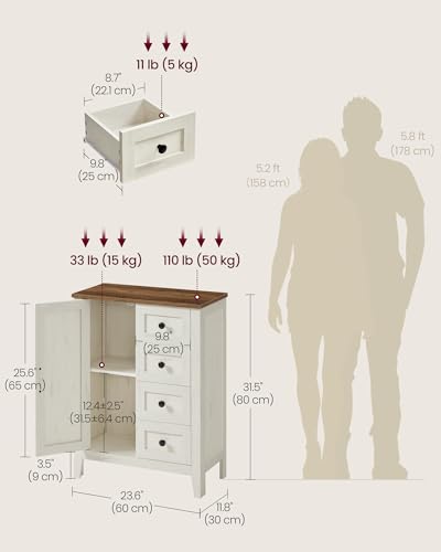 Farmhouse Storage Cabinet with Door