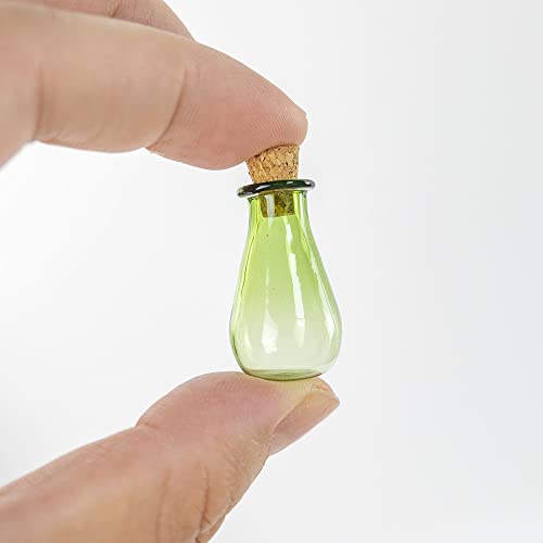 Mini Glass Color Bottles (7 Count)
