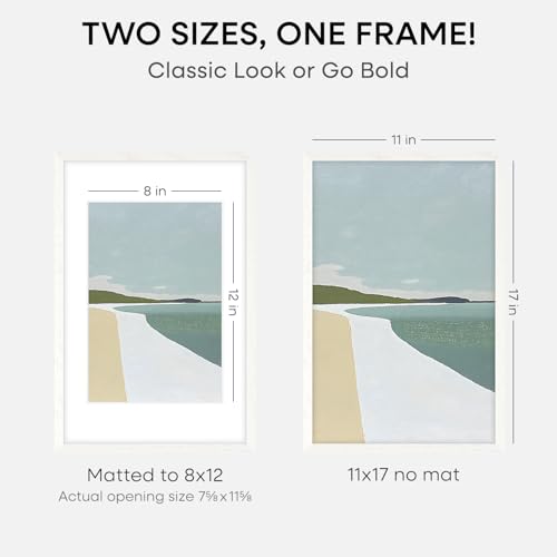 11x17 White Oak Picture Frame