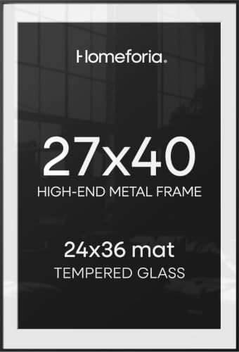 27x40 Black Poster Frame