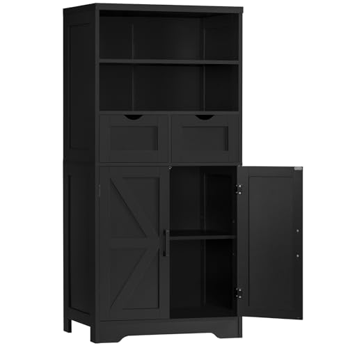 Storage Cabinet with Doors & 2 Drawers