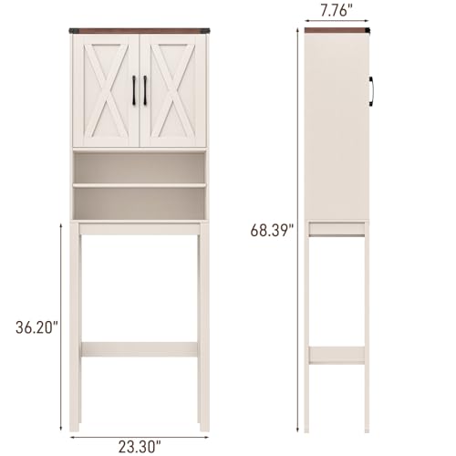Over The Toilet Storage Cabinet with Adjustable Shelf