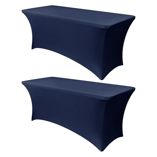 6ft Stretch Spandex Table Cover (2 Count)