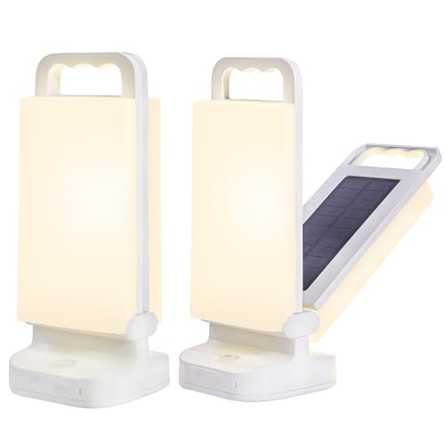 Solar Camping Lantern 6000mAh 2 Pack (2 Count)