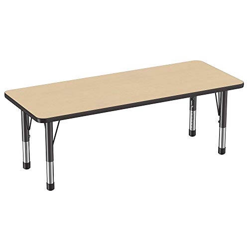 FDP 24" x 60" Rectangle Table with Chunky Legs