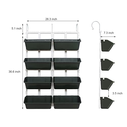 Vertical Wall Hanging Planter (4 Count)