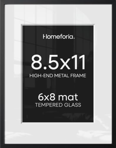 8.5x11 Black Picture Frame
