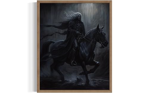 Black Dark Knight Poster Art Print