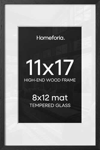 11x17 Black Oak Picture Frame