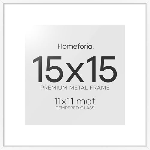 15x15 White Picture Frame