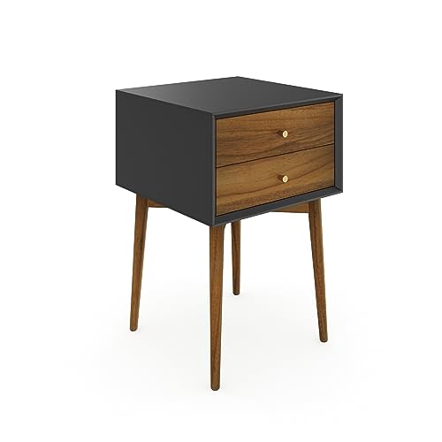 Harper Modern Nightstand Side Accent or End Table with Storage Drawer