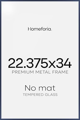 22.375x34 Blue Puzzle Poster Frame (2 Count)