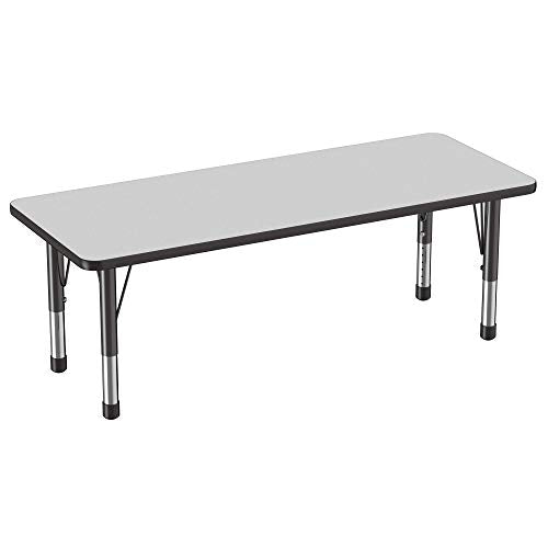 FDP 24" x 60" Rectangle Table with Chunky Legs
