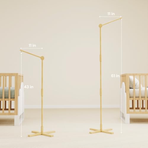 Crib Mobile Arm Wooden Floor Standing