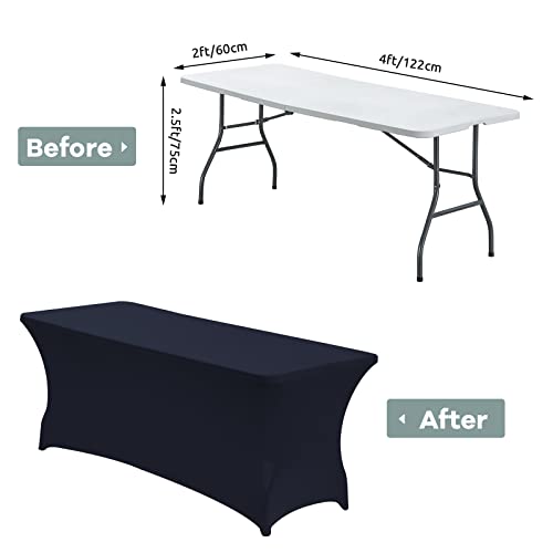 4FT StretchSpandex Fitted Tablecloth