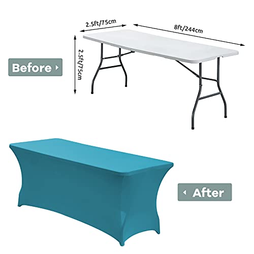 8FT Stretch Spandex Fitted Tablecloth