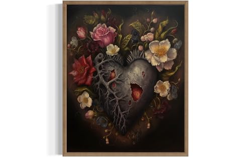 Gothic Heart Poster Art Print