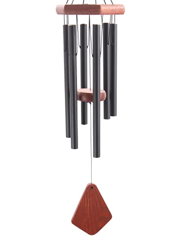 Outdoor Wind Chimes 28 inch Black Garden Patio Gift Patio Porch Home Yard