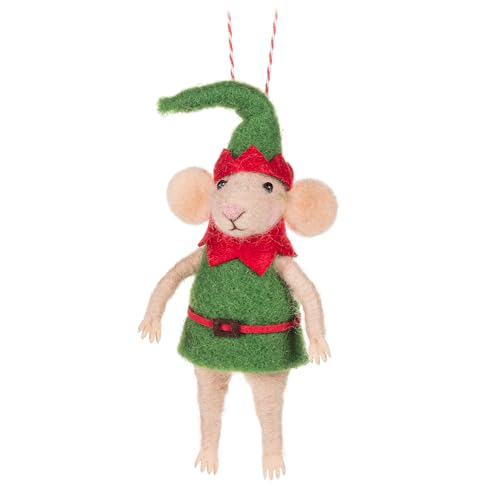 Abbott Collection Elf Mouse Ornament