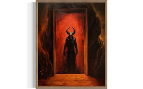 Satan and Hell Poster Art Print